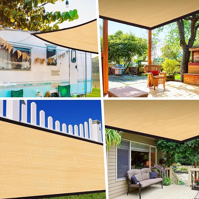 95% Pergola Shade Cover with Grommets - Image 6
