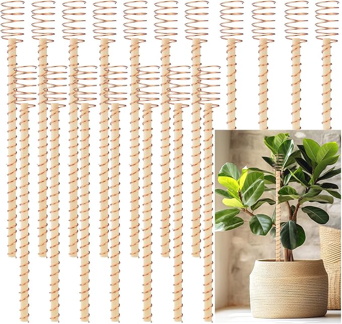 18 Pcs Electroculture Plant Stakes 12 Inches Long Copper Garden Stakes by DoubleFill
