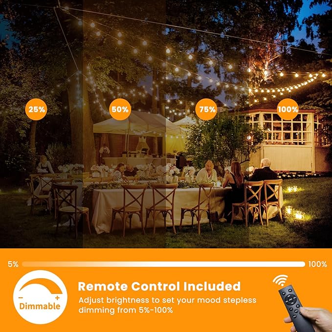 200FT Solar String Lights Outdoor Waterproof, Solar Patio Lights - Image 2