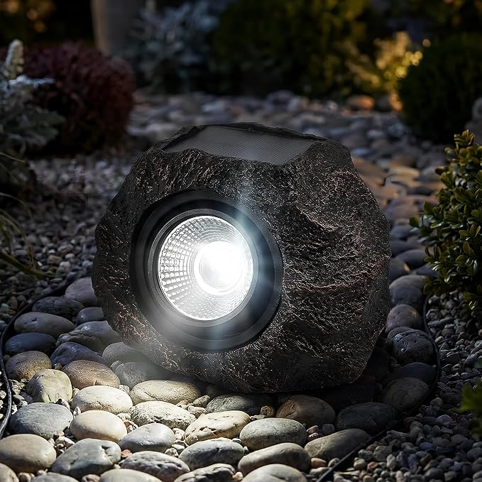 Solar Rock Lights Outdoor Garden Waterproof - Image 5