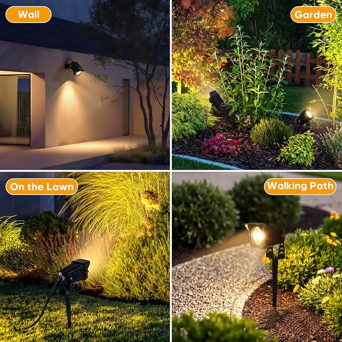 Dusk to Dawn Outdoor Lighting, 15W Spot Lights Outdoor - Image 5