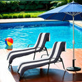 Superior Cabana Cotton Lounge Chair Cover, Outdoor Towel/Chaise Furniture Covers by SUPERIOR