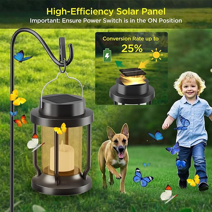 Solar Lantern Outdoor & Indoor Use – Hanging Solar Lights - Image 5