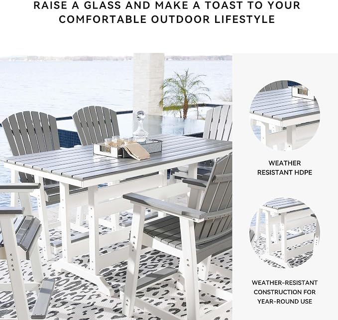 Signature Design by Ashley Transville Casual Outdoor Counter Table - Image 5