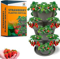 SunVara Strawberry Planter Vertical Gardening Stackable Planter Strawberry by SunVara