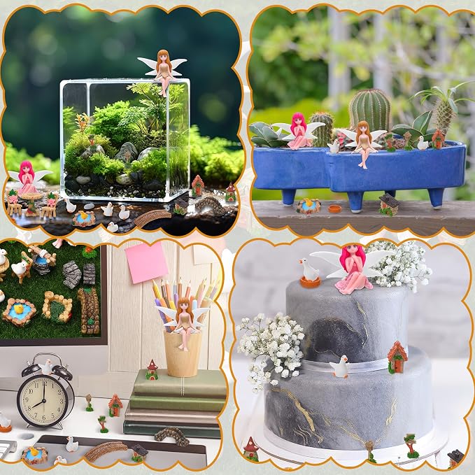 35 Pcs Fairy Garden Accessories Miniatures Garden Kit - Image 5