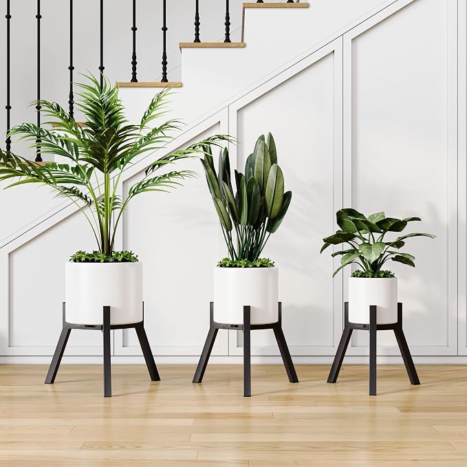 Adjustable Plant Stands Set of 2, Metal Small Plant Holder, Heavy Duty Stable - Image 5