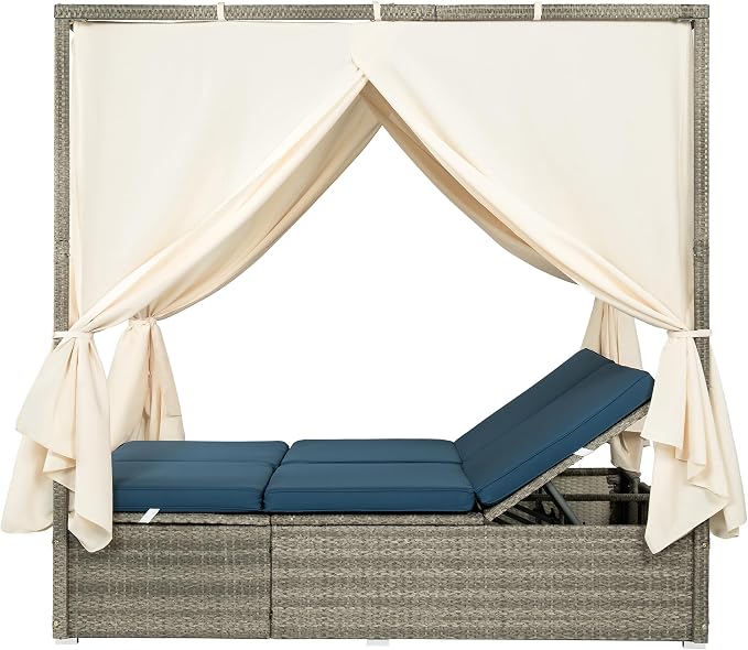 Wicker Metal Outdoor Pool Furniture - Image 5