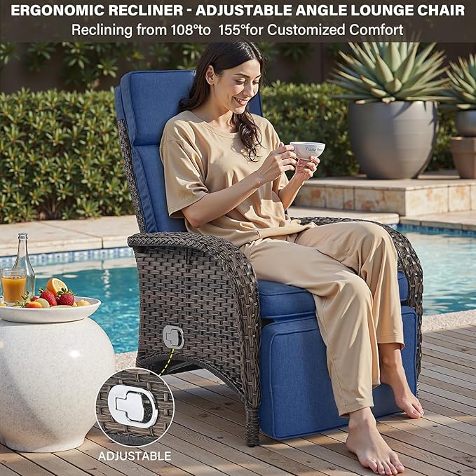 Belord 7 Piece Wicker Patio Furniture Set - Image 5