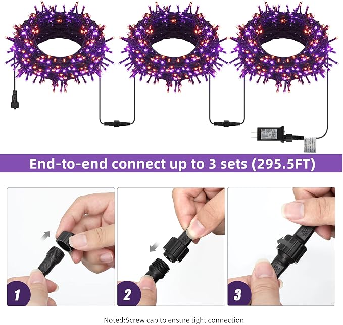 300 LED Halloween String Lights, 98.5FT - Image 4