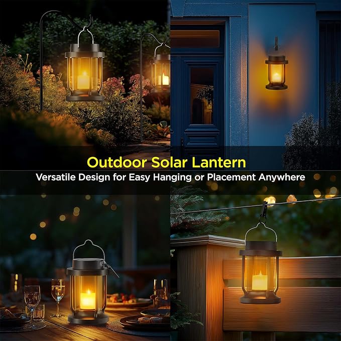 Solar Lantern Outdoor & Indoor Use – Hanging Solar Lights - Image 6