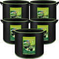 NACHLYNN 5-Pack 10 Gallon Grow Bags by Createyourownlifestory
