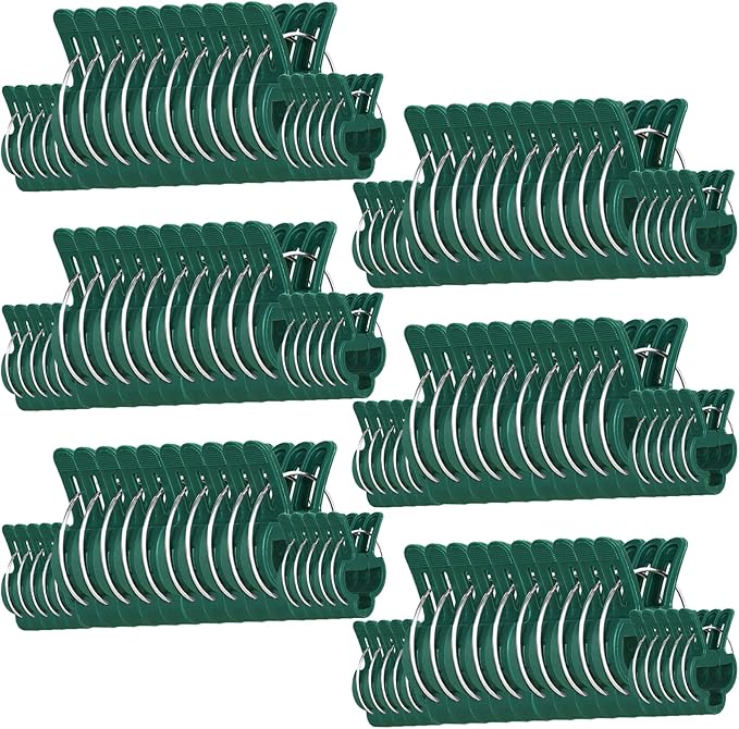 120 Pcs Plant Support Clips, Flower and Vine, Garden Tomato Plant Support Clips by Yinghezu
