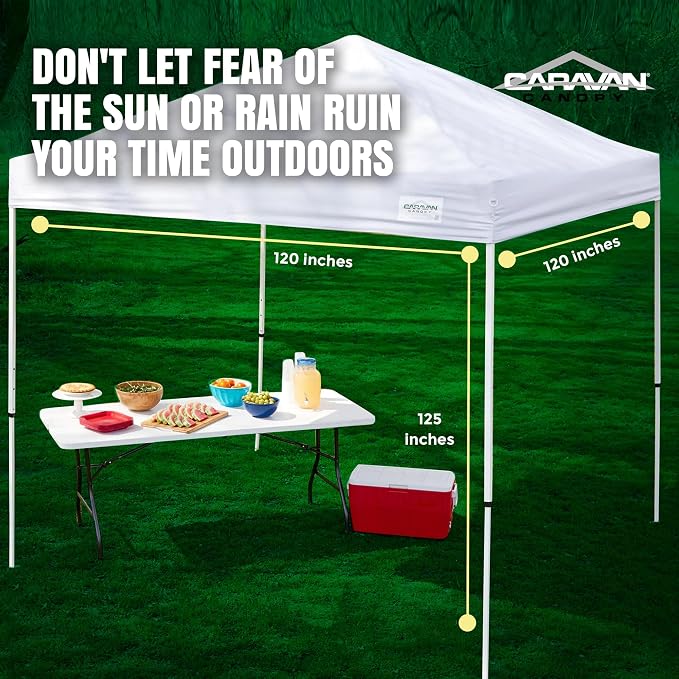 Caravan Canopy M Series Pro 2 10 x 10 ft Straight Leg Pop-Up Canopy Tent - Image 3