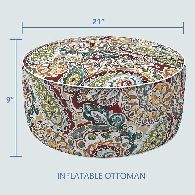 LVTXIII Inflatable Stool Ottoman Footrest - Image 3