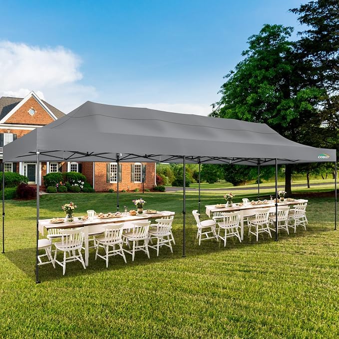 COBIZI 10x30 Pop up Canopy, Heavy Duty Outdoor Party Tents - Image 2