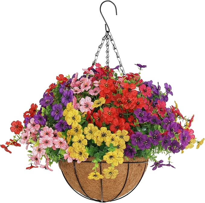 Senjie 12 Bundles Artificial Hanging Flowers by Senjie