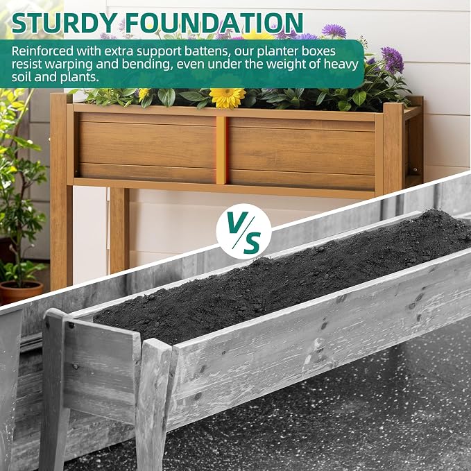 YITAHOME Elevated Garden Bed HDPE Raised Garden Bed - Image 7