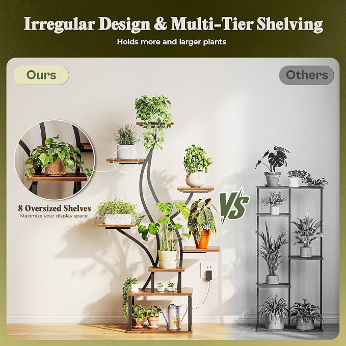 PRAISUN 51.3 Inch Plant Stand - Image 5