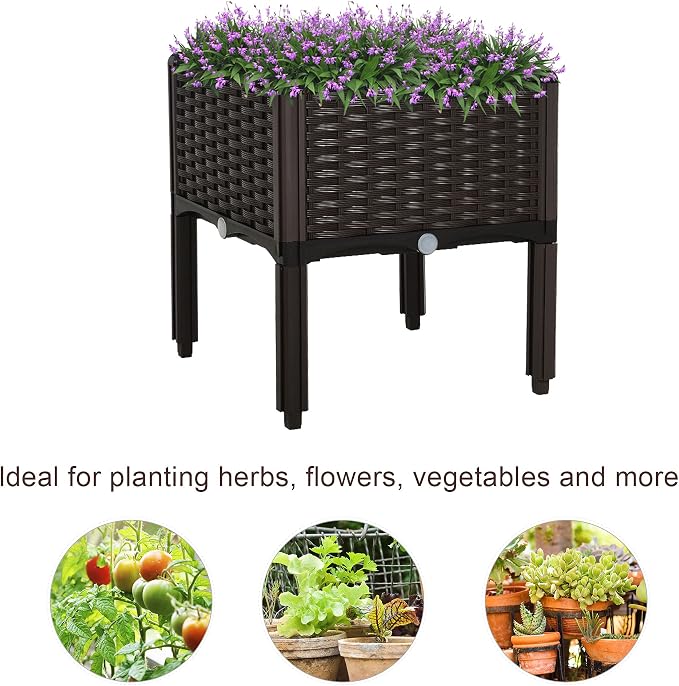 Outsunny 1 Piece Raised Garden Bed - Image 5
