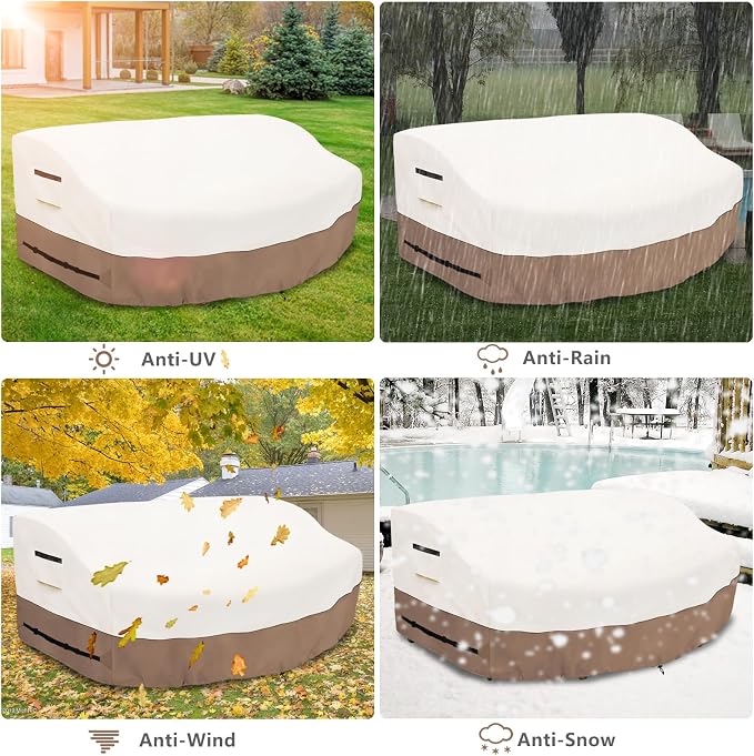 Outdoor Daybed Cover for 89" Patio Sofa - Image 7