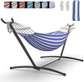 Double Hammock with Heavy-Duty Steel Stand, Easy Assembly, 600lbs Weight by Unknown
