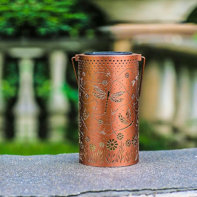 Dragonfly Solar Lanterns Outdoor Waterproof Hanging Solar Lights Dragonfly Gifts - Image 9