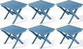 SERWALL Folding Outdoor Side Table Set of 6, Adirondack End Table by SERWALL
