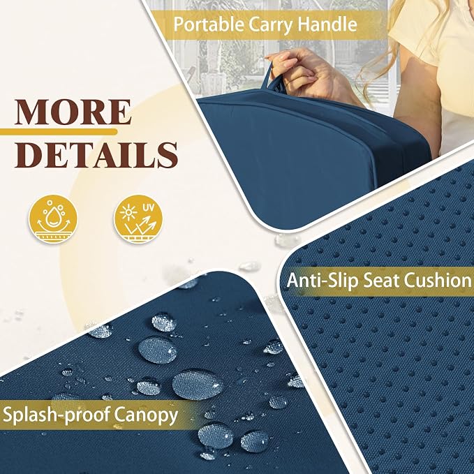 Upgrade 180° Convertible Outdoor Swing - Image 4