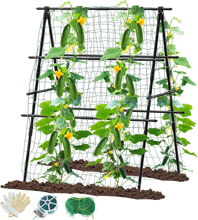 Cucumber Trellis, Metal Garden Trellis by MQHUAYU