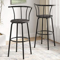 VECELO Bar Stools Set of 2, Swivel Counter Barstools by VECELO