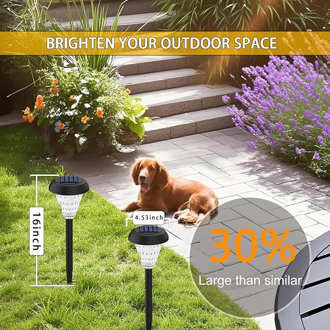 pearlstar Solar Lights Outdoor Garden Decor - Image 2