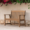 Ciokea 49" Heavy Duty Outdoor Bench, HDPE Weatherproof Porch Benches, Durable by CIOKEA