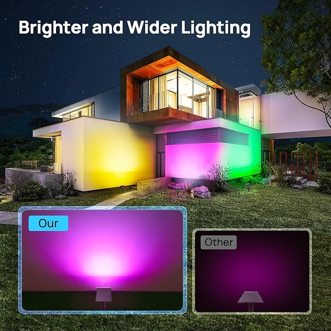 Consciot Solar Spot Lights Outdoor, Adjustable 170° Solar Outdoor Light - Image 5