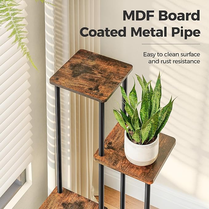 Bamworld Tall Plant Stand Indoor 6 Tier Plant Holder - Image 6