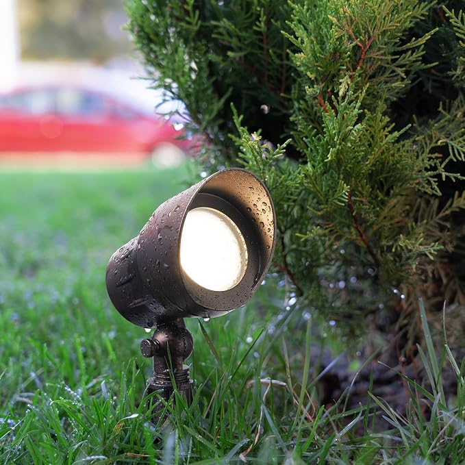 LEONLITE 8-Pack Low Voltage LED Landscape Spotlight, 5W 12V Pathway Lights - Image 6