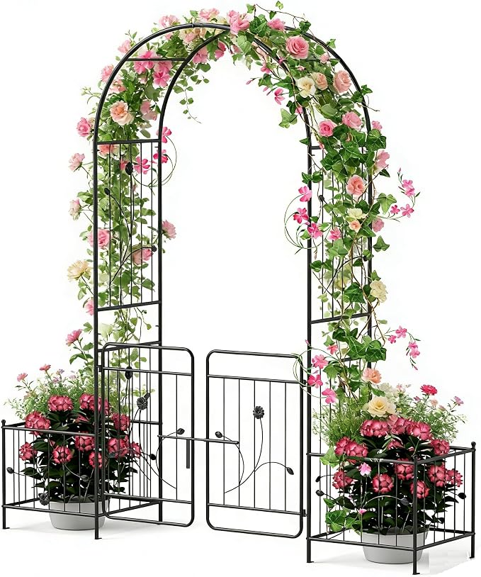 COSTWAY 3-in-1 Garden Arbor by COSTWAY