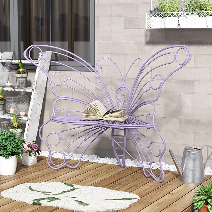 50 Inches Outdoor Bench, Garden Bench - Image 6