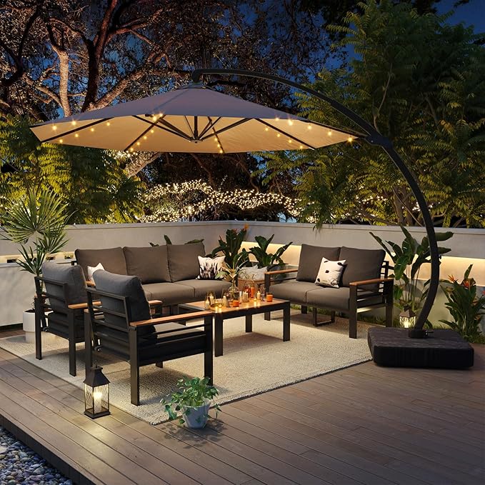 Aoxun Aluminum Patio Furniture Set - Image 4