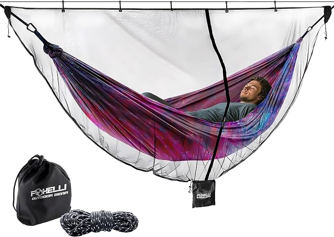 Foxelli XL Hammock Net – 12ft Net by FOXELLI