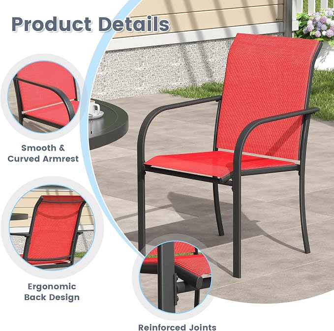 VICLLAX 9 Pieces Patio Outdoor Dining Set - Image 3
