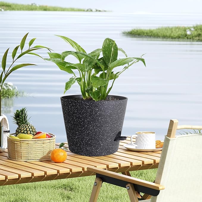12 inch Large Self Watering Pots, Plant Pots - Image 6
