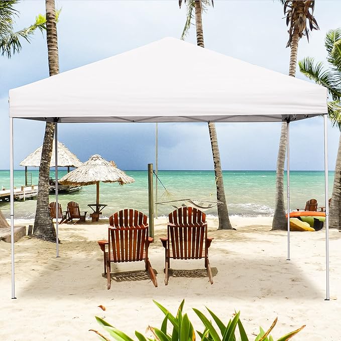 ZENY 10x10 Pop Up Canopy Tent Easy Set-up Outdoor Patio Canopy Adjustable - Image 7