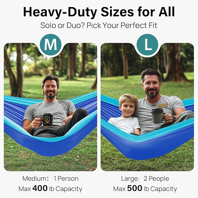 Kootek Camping Hammock, Portable Hammocks - Image 2