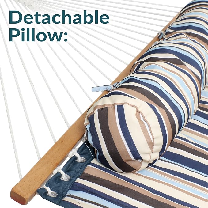 Sunnydaze Quilted Outdoor Hammock - Image 7