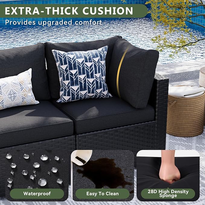 Aoxun 15 Piece Patio Furniture Set - Image 3