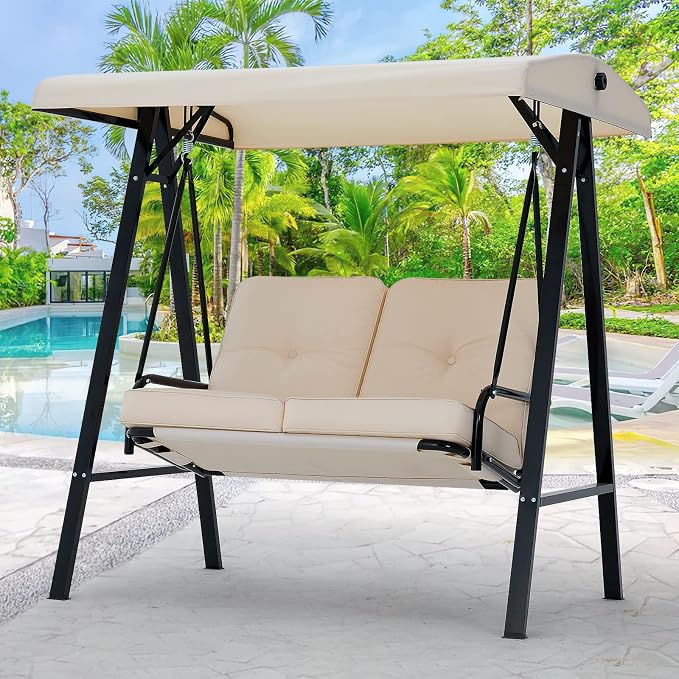 AECOJOY Outdoor Patio Swing Chair - Image 8