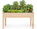 Backyard Expressions Wooden Raised Garden Bed | 48" x 24" x 30" Elevated by BackyardExpressions