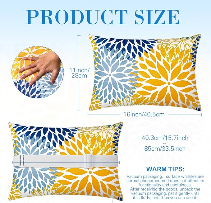 4 Pcs Chaise Lounge Pillow - Image 2