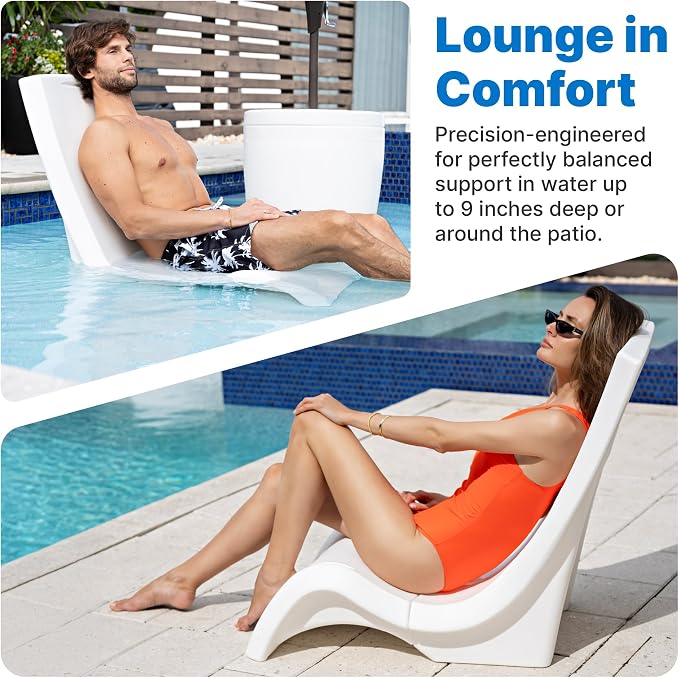 Step2 Vero Pool Chair, Fade-Resistant, Waterproof Patio Furniture - Image 4